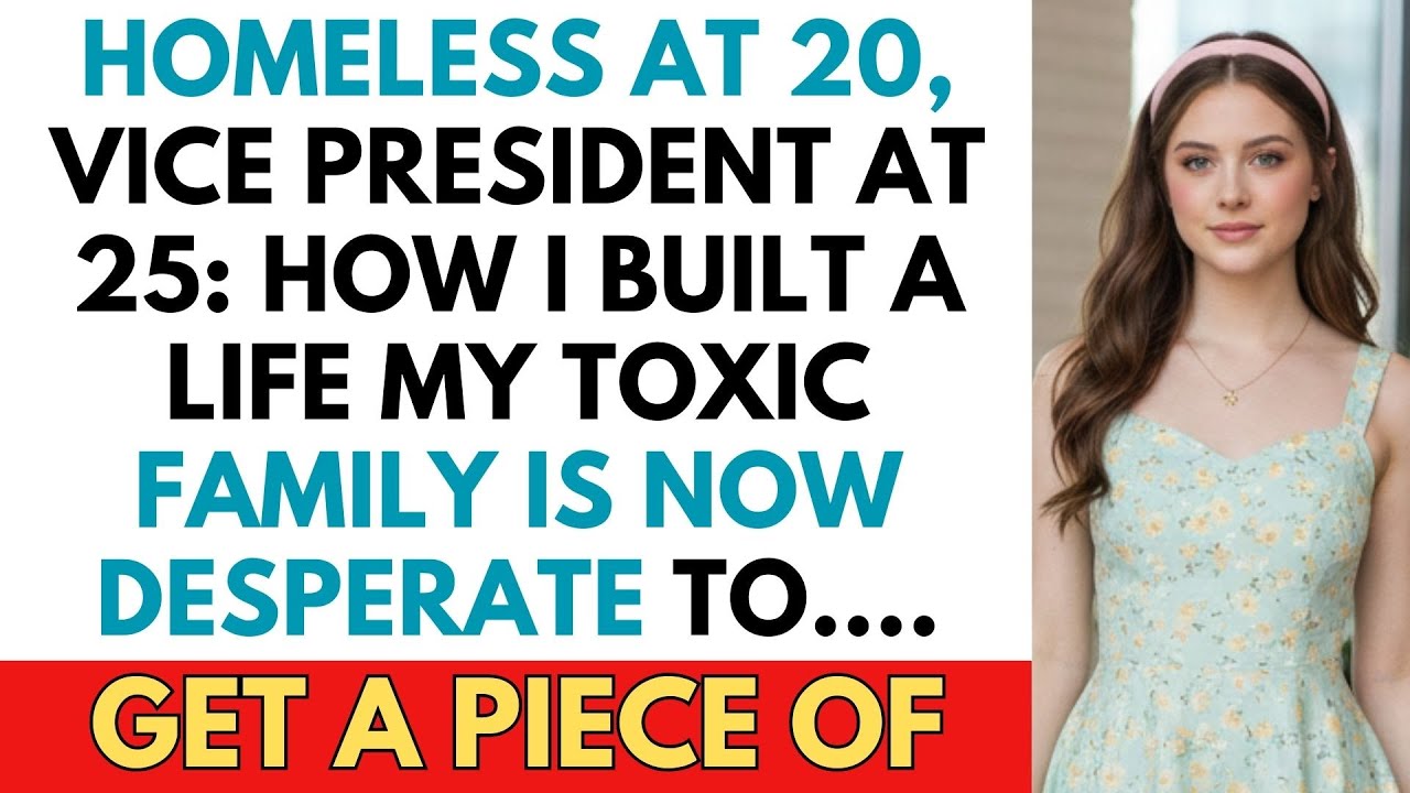 Homeless At 20, Vice President At 25: How I Built A Life My Toxic Family Is Now Desperate To Get...
