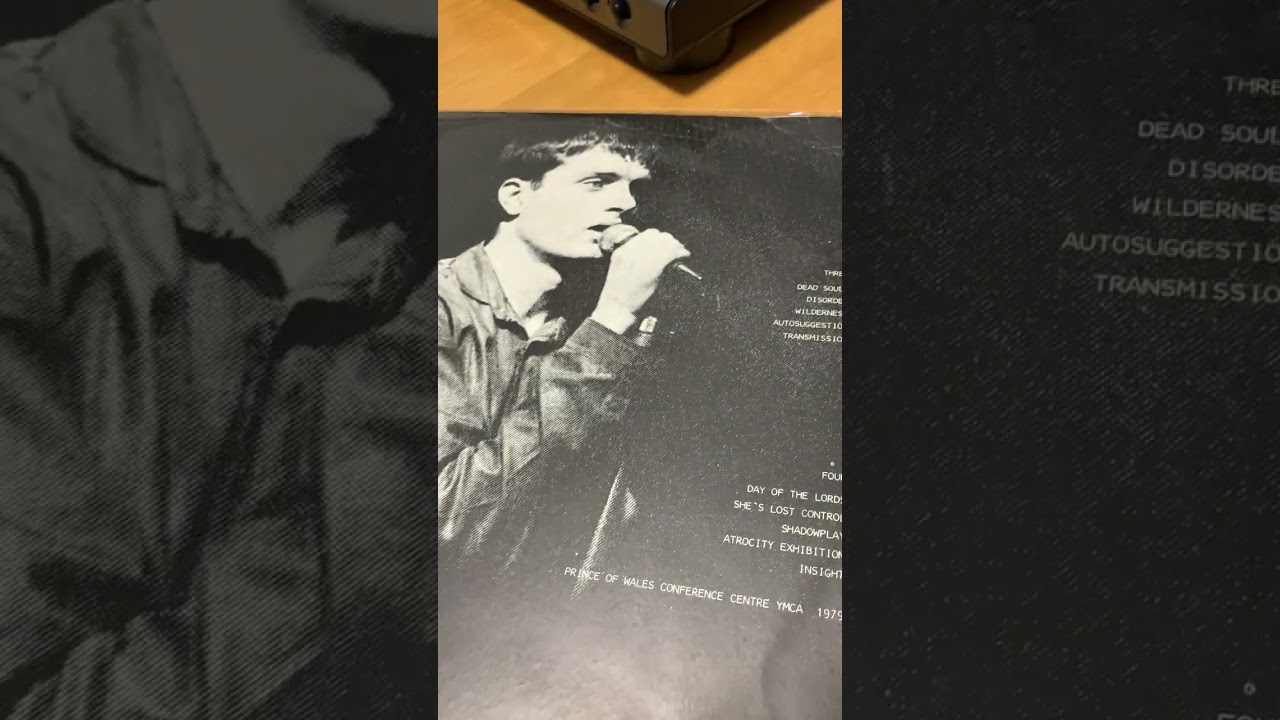 Joy division day of lords . She’s lost control . Shadowplay in ymca  prince of wales centre 