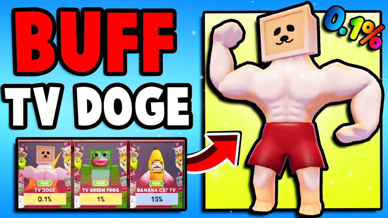 I GOT THE BUFF TV DOGE UNIT! *0.1%* (Skibidi TV Defense)