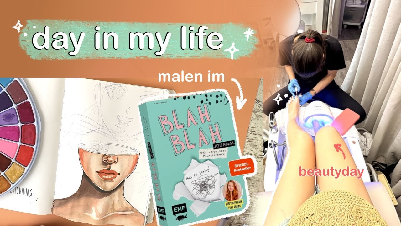 #letsplay MY LIFE 🦊 | Manik&uuml;re, #beachday und #malen 🎨 im BLAH BLAH #journal | Ep 2