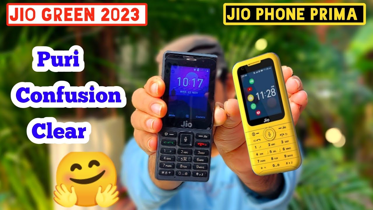 Jio Phone Prima vs Jio Green 2023 4G Keypad Full Comparison in Hindi #jioprimavsjiogreen2023