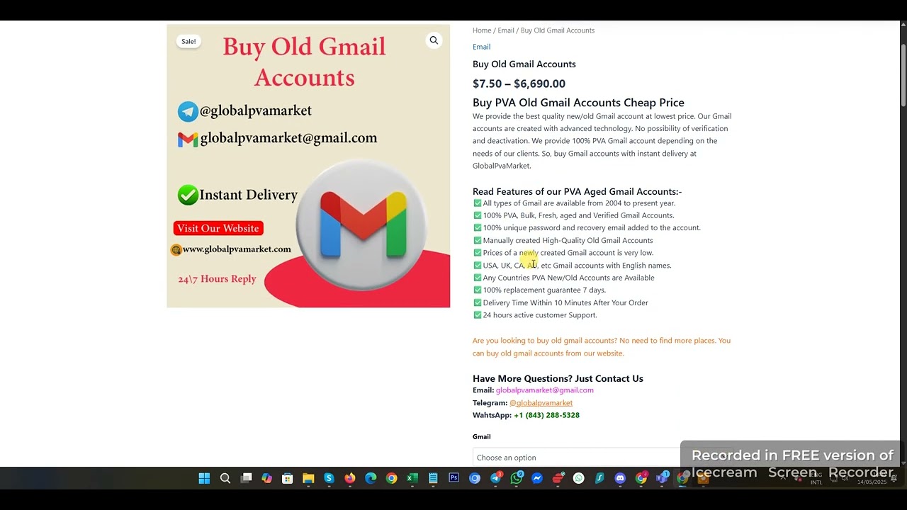 Top 3 Cheap Sites to Buy gmail accounts (PVA, Bulk and Aged) In USA