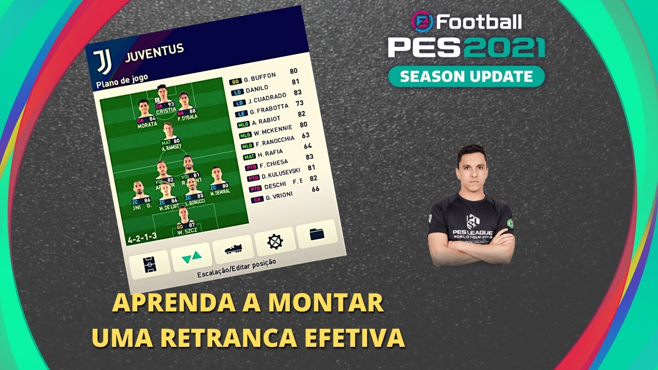 PES21: A MELHOR FORMAÇÃO PARA SE DEFENDER NO PES 2021