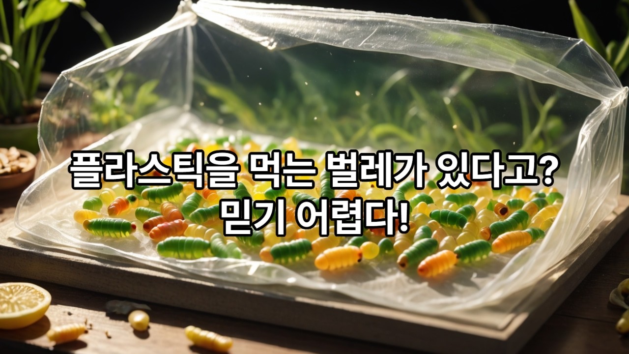 플라스틱을 먹는 벌레
