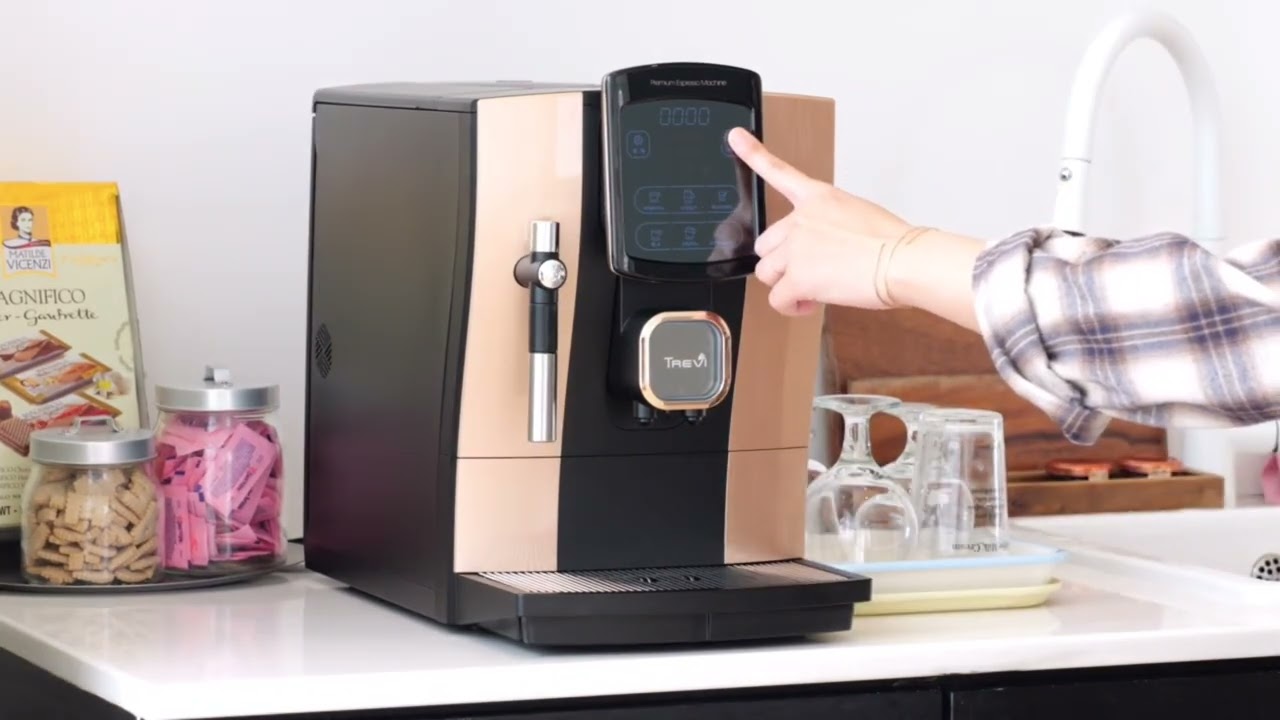 [TREVI]SUPER-AUTO COFFEE MACHINE / THE EASIEST WAY TO MAKE DELICIOUS COFFEE!
