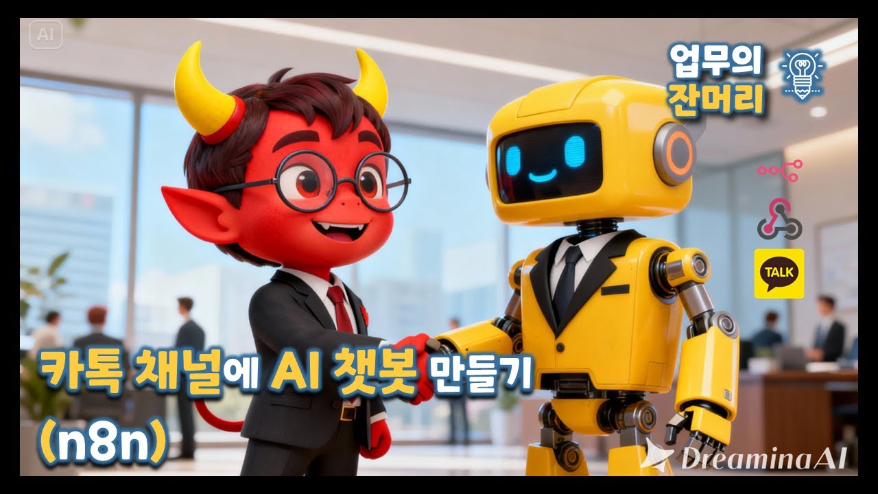 카카오톡 채널에 AI 챗봇 만들기 (n8n)