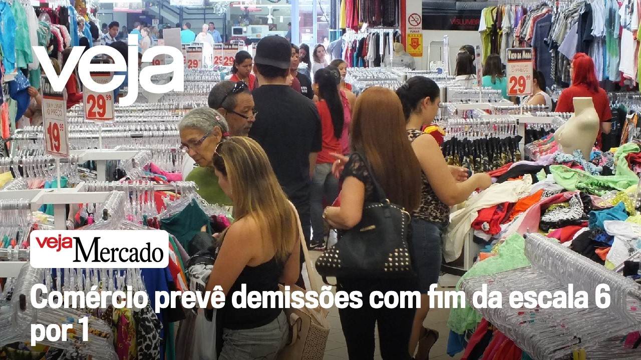Comércio prevê demissões com fim da escala 6 por 1 | Mercado