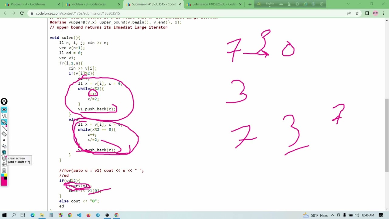 Codeforces Round #838 (Div. 2)| problem A & B | bangla solution c++