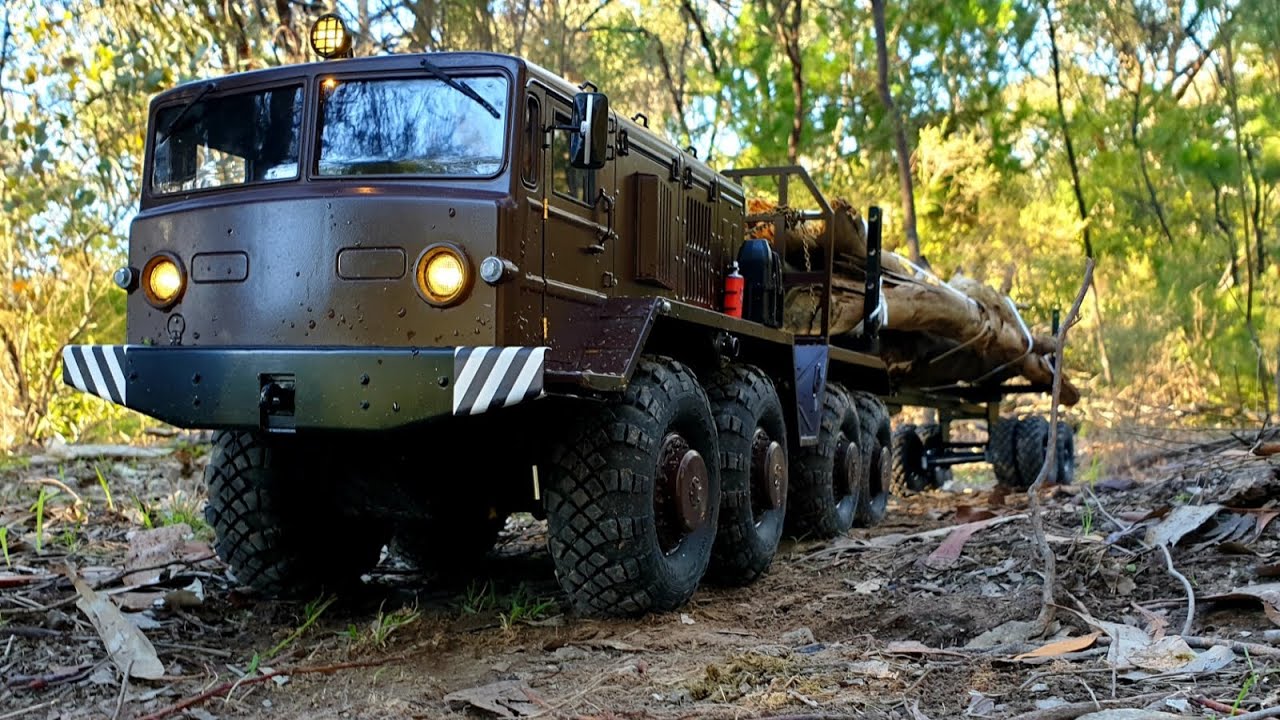 Logging with Cross RC BC8 and T-835 Trailer