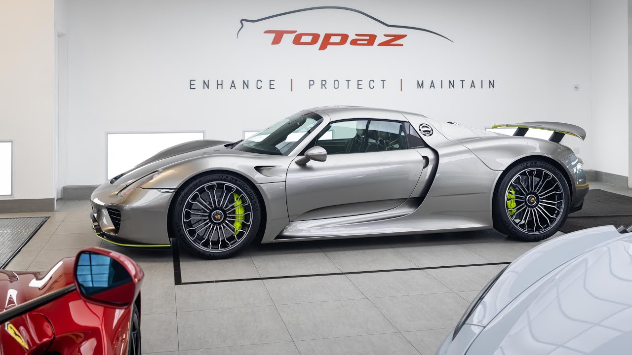 $65,000 Paint Restoration for This Porsche 918 Spyder!