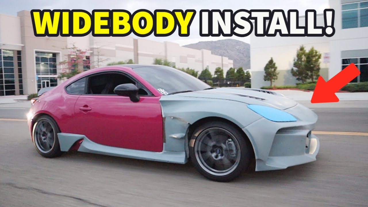 Установка комплекта Widebody BRZ StreetHunter 2022!
