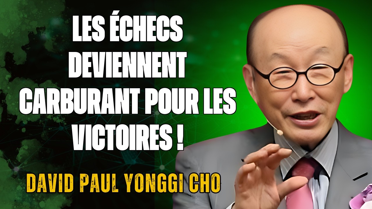 DAVID YONGGI CHO ENSEIGNE : COMMENT TRANSFORMER DES ÉCHECS EN FERTILISANT POUR LE SUCCÈS FUTUR