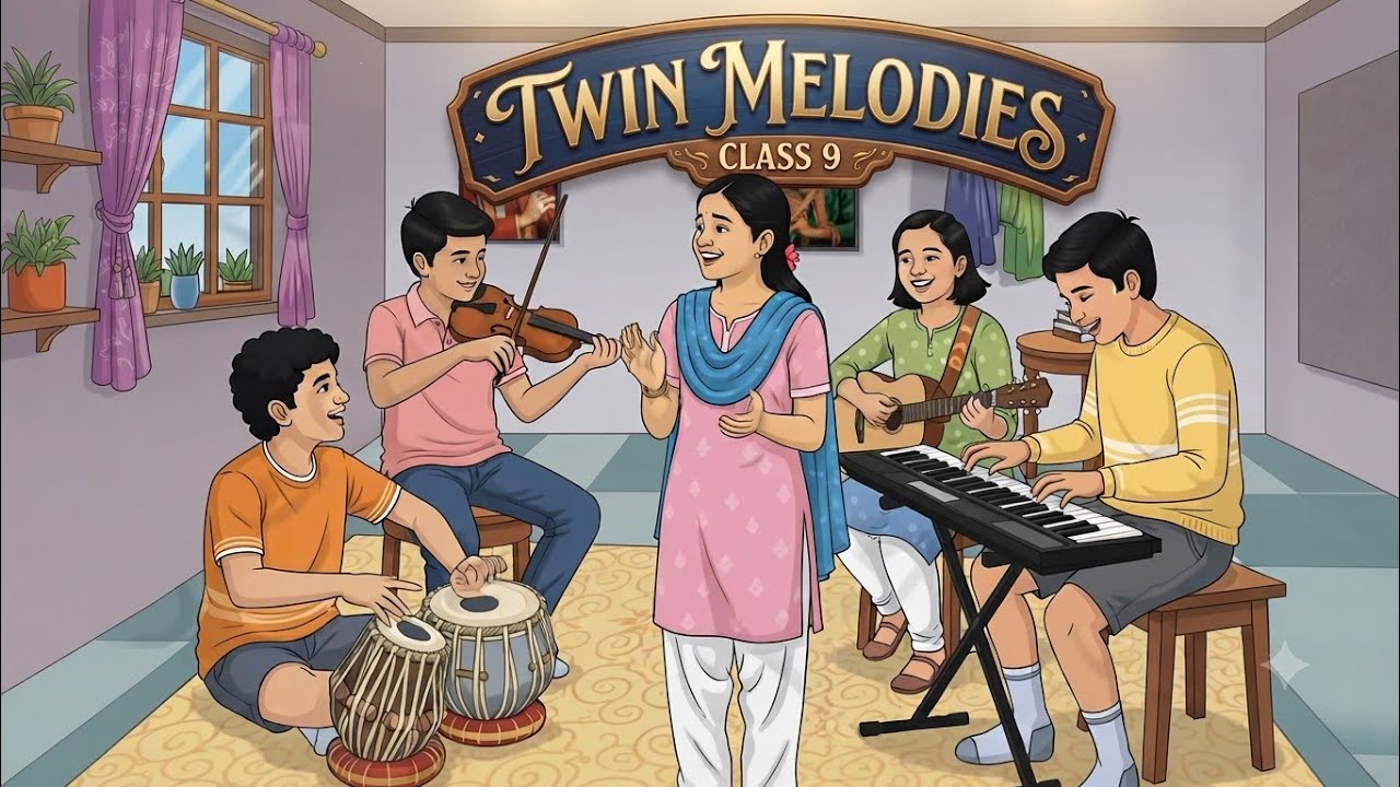 Twin Melodies Class 9 | Chapter Explanation | Class 9 English Kaveri Chapter 6 | Full Chapter