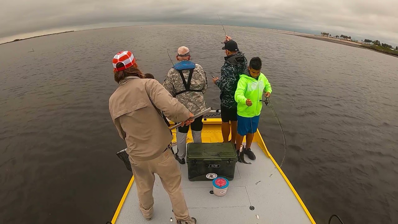 Airboat Fishing Charter Bayport Florida , **Big Redfish pull's rod in !**