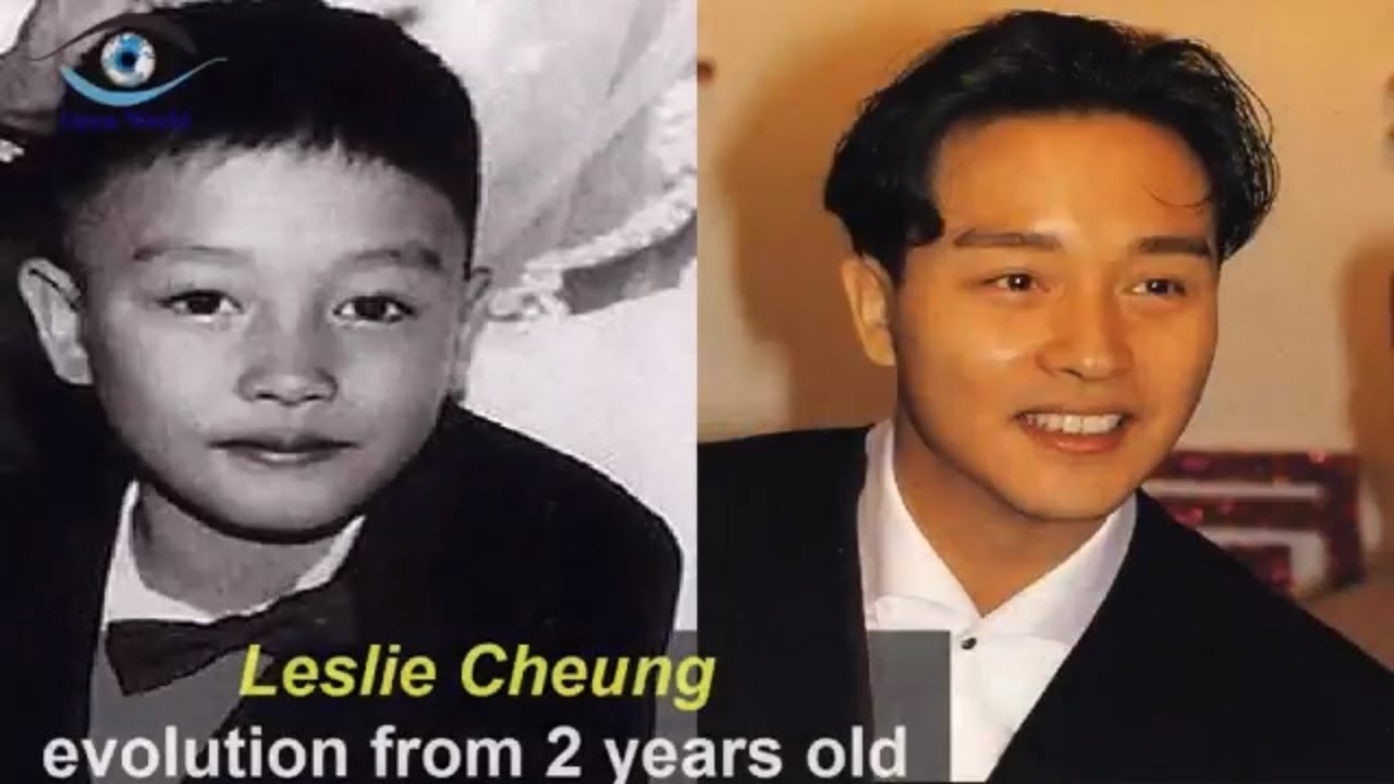 Leslie Cheung - Transformation From 2 To 46 Years Old