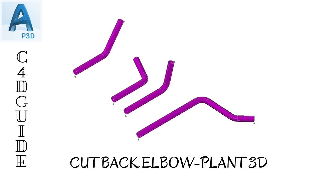 TUTORIAL AUTOCAD PLANT 3D - CUT BACK ELBOW