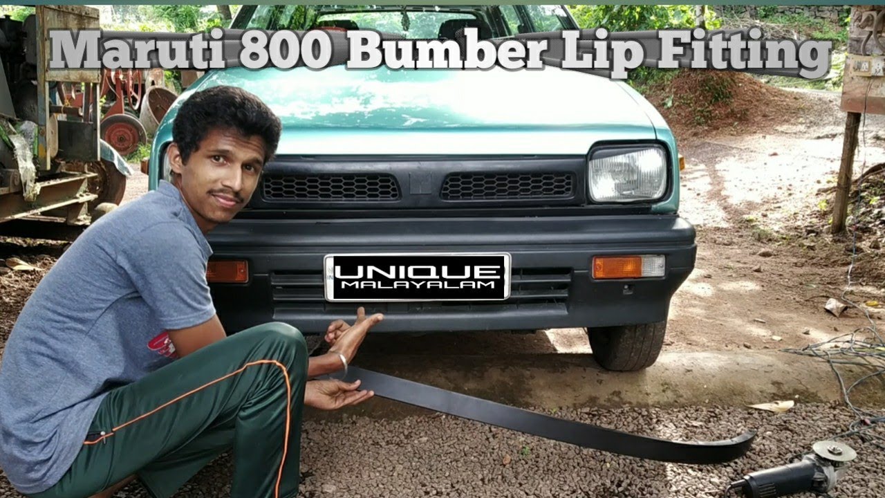 Maruti 800 Bumber Lip fitting, i20 Lip /Unique Malayalam 😁