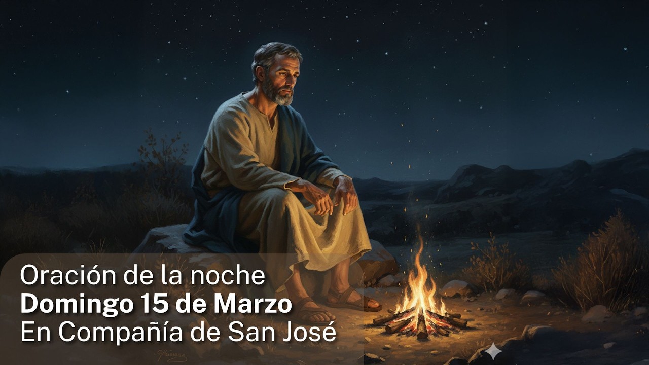 Oracion de la noche a San Jose domingo 15 de marzo