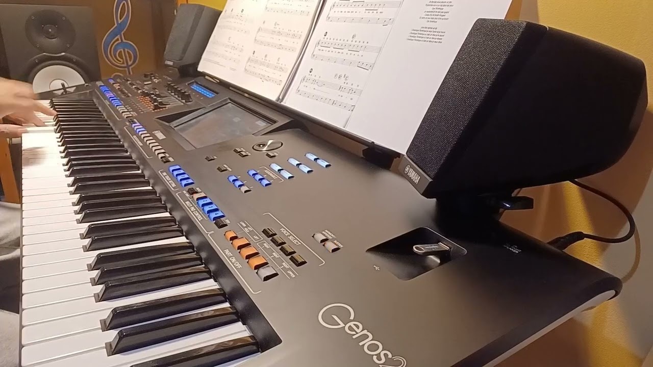 Joe Dassin L'Amérique on Yamaha Genos 2