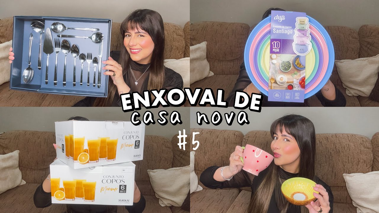 MEU ENXOVAL DE CASA NOVA #5 | Nossos presentes do Ch&aacute; de Casa Nova (parte 1)