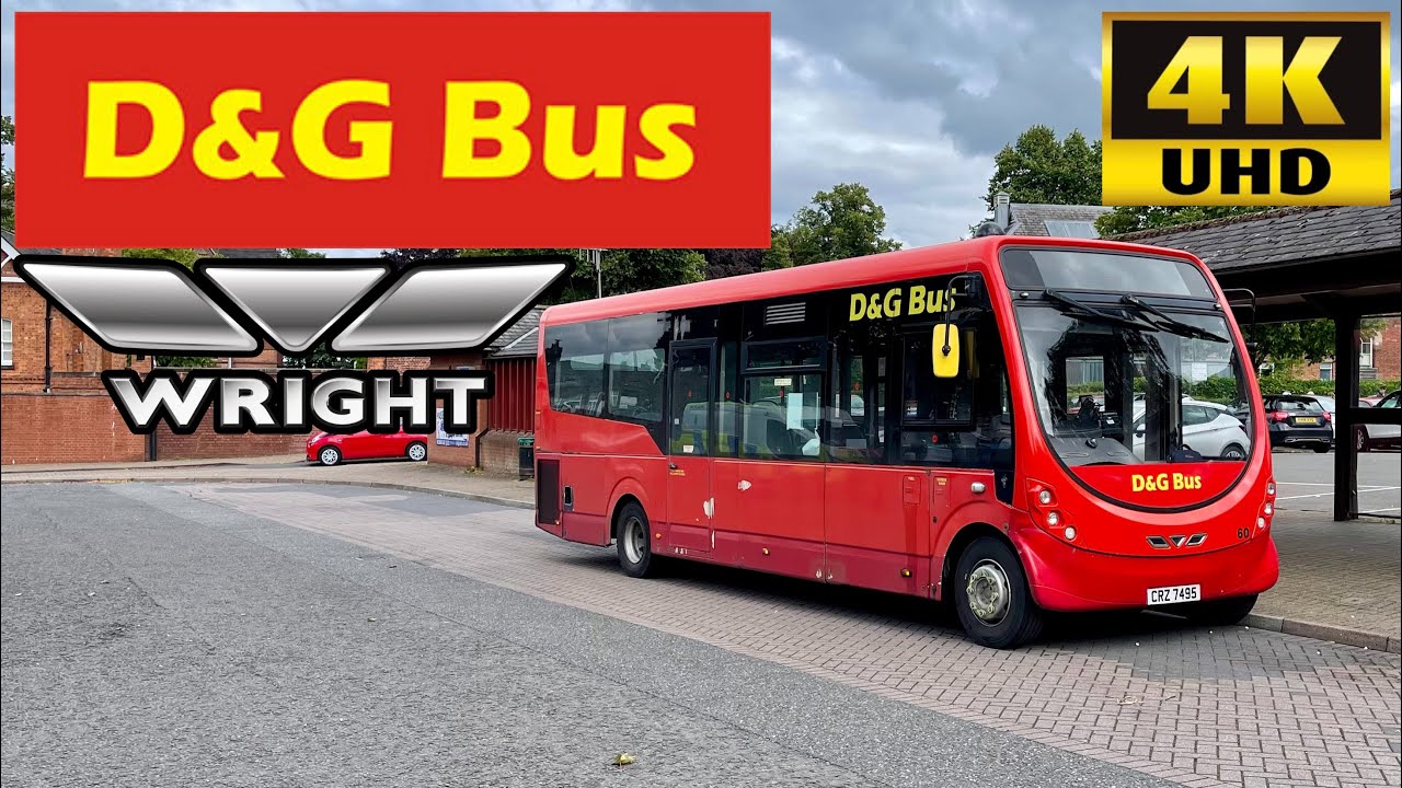 [D&G Bus: Handforth Dean to Knutsford via Wilmslow Town Ctr. & Mobberley] Wright Streetlite Minibus