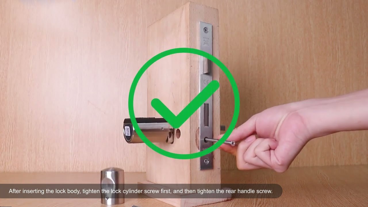 Welock Smart Lock PCB10EBL41 (Installation video)