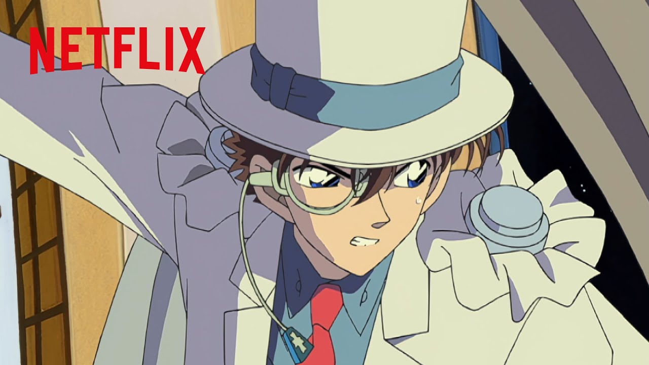 怪盗キッドがピンチの時に浮かべる不敵な笑み✨ | 名探偵コナン | Netflix Japan