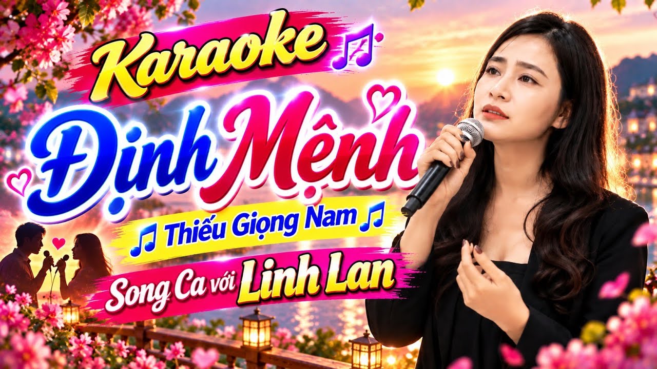 Karaoke Định Mệnh Thiếu Giọng Nam Song Ca với Linh Lan