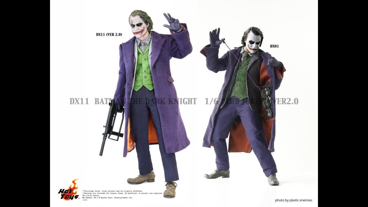 Hot Toys The Joker 2.0 (and 1.0) Dark Knight Rises HD Action Figure Reviews | www.TekSushi.com