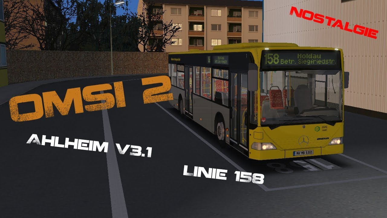 OMSI 2 / #66 / Ahlheim V3 / Linie 158 / Siedlung Hohn - Bertriebshof Sigfriedstra&szlig;e