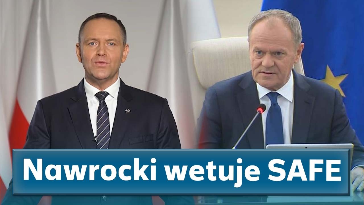 Weto ws. programu SAFE. Orędzie Nawrockiego i dosadna reakcja Tuska