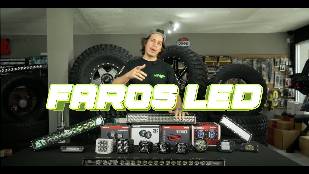 FAROS LED  PARA TU 4X4 SPOT, HYPERSPOT, FLOOD, DIFFUSED, DRIVING Y SCENE ¿RIGID?
