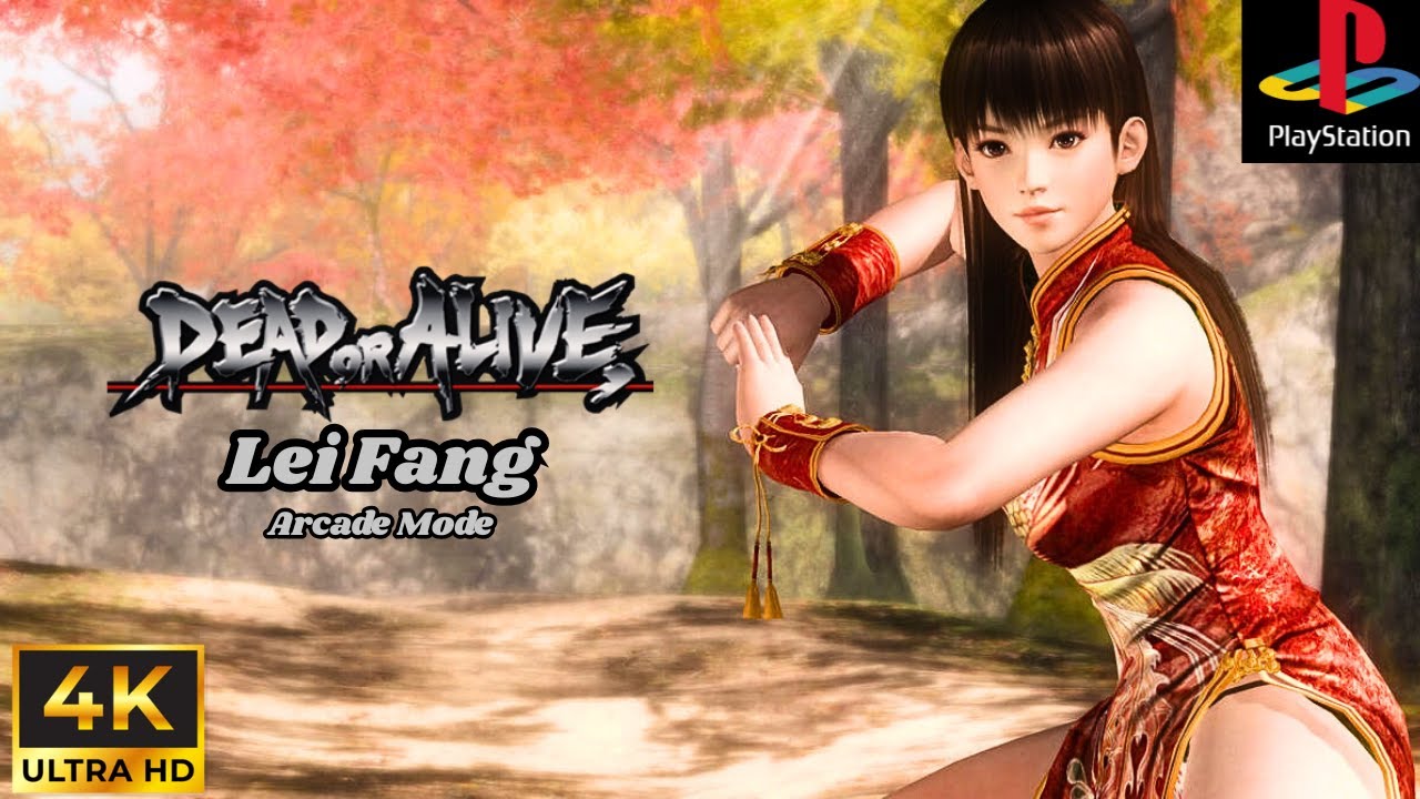 💥 Dead or Alive PS1 | Lei Fang Arcade Gameplay | Classic PS1 Fighting Game