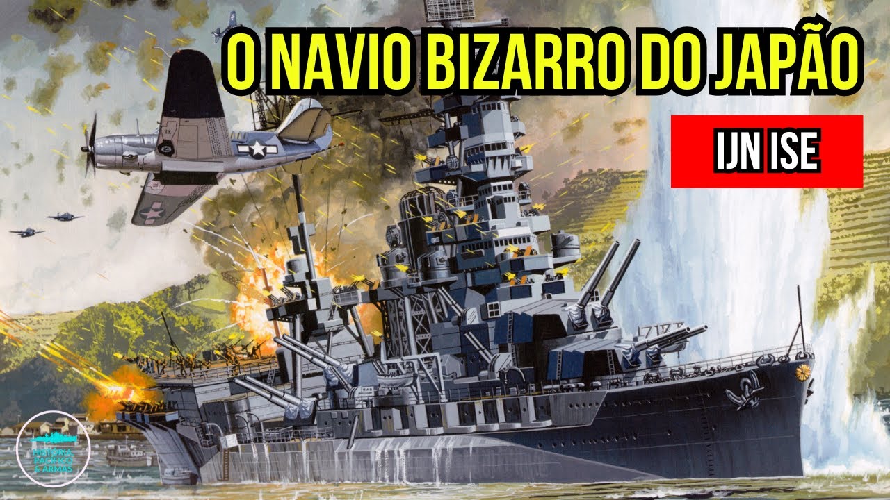METADE Couraçado, METADE Porta-aviões – O Navio mais BIZARRO do Japão