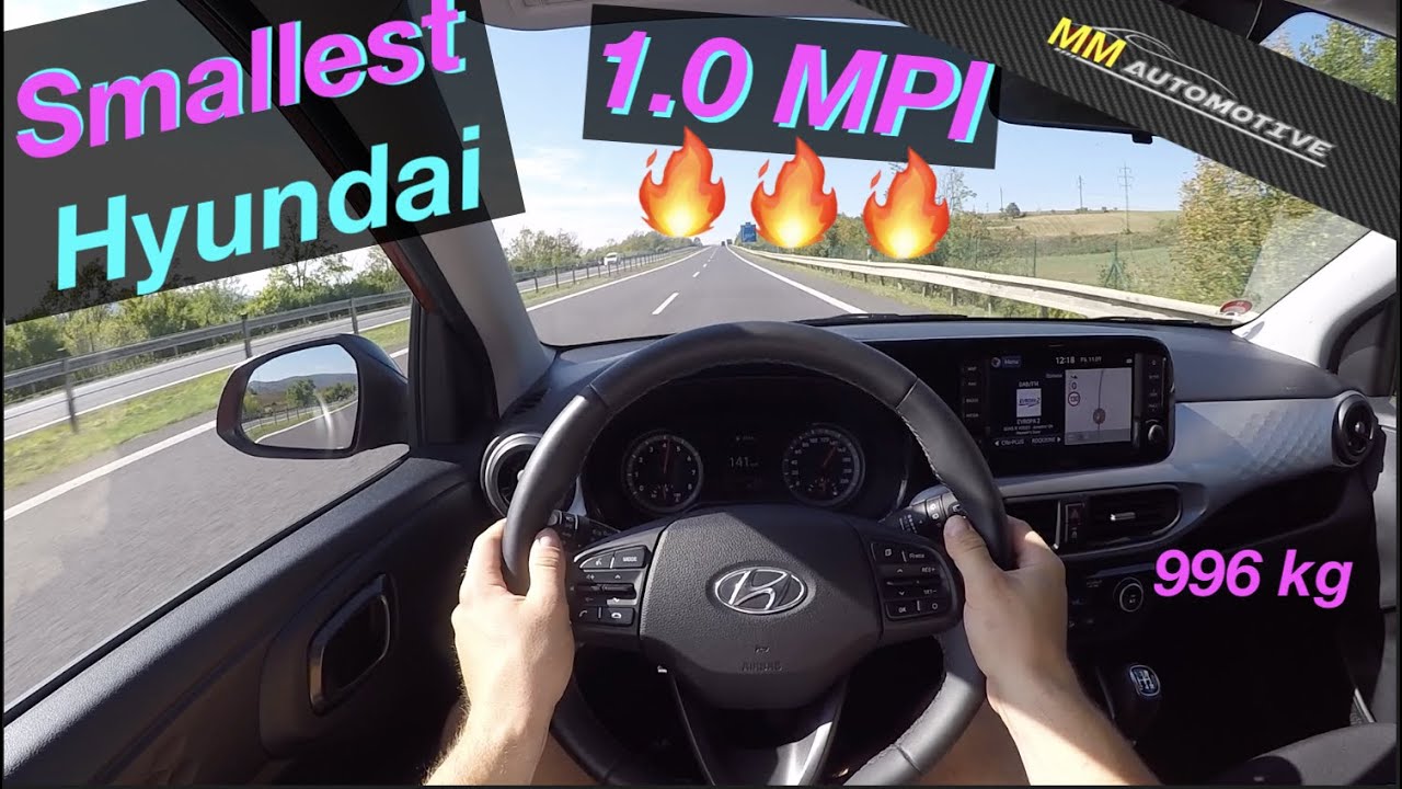 2020 | Hyundai i10 1.0 D-CVVT (49 kW) POV Test Drive + Acceleration 0 - 200 km/h