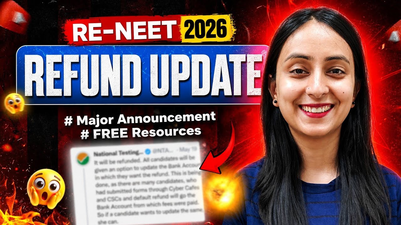 🚨NTA's Reply to FEE REFUND for RE-NEET 2026✅️ #neet #update #neet2026