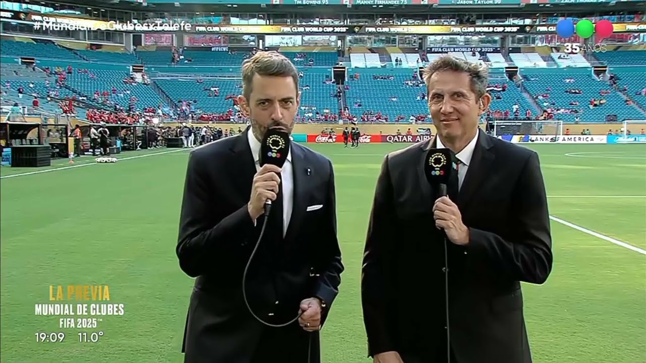 Inicio del Mundial de Clubes FIFA 2025 en Telefe - 14/06/2025