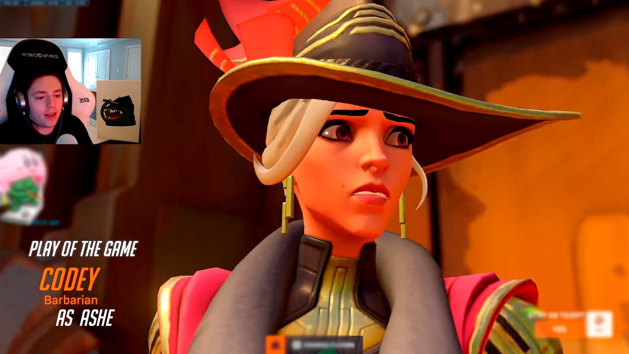 CODEY UNSTOPPABLE ASHE - POTG! [ OVERWATCH 2 SEASON 5 TOP 500 ]