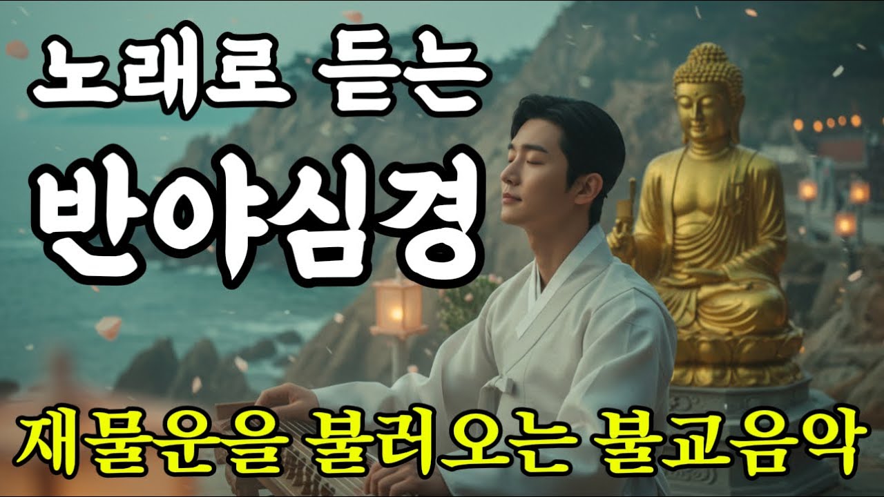 이 노래를 듣고난 후 재물운이 넘쳐났습니다.｜부자 되는 반야심경 노래 연속듣기#불교음악 #소원성취