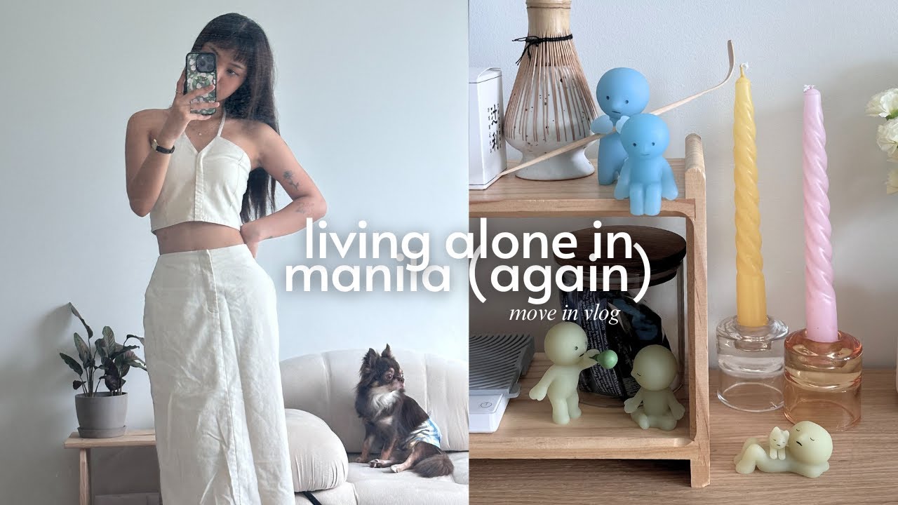 moving into my dream apartment in manila 🏙️ | living alone diaries