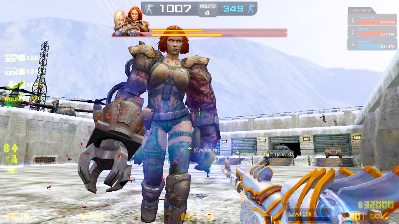 Counter-Strike Nexon: Zombies - Neid & Zavist Boss Fight (Hard5) online gameplay on Envy Mask map
