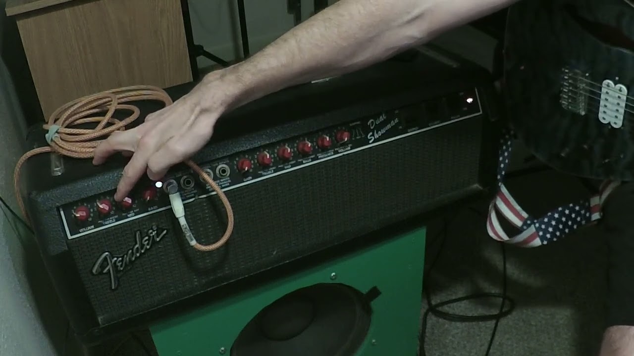 Fender Red Knob Dual Showman Demo (w/ Nux Queen of Tone)