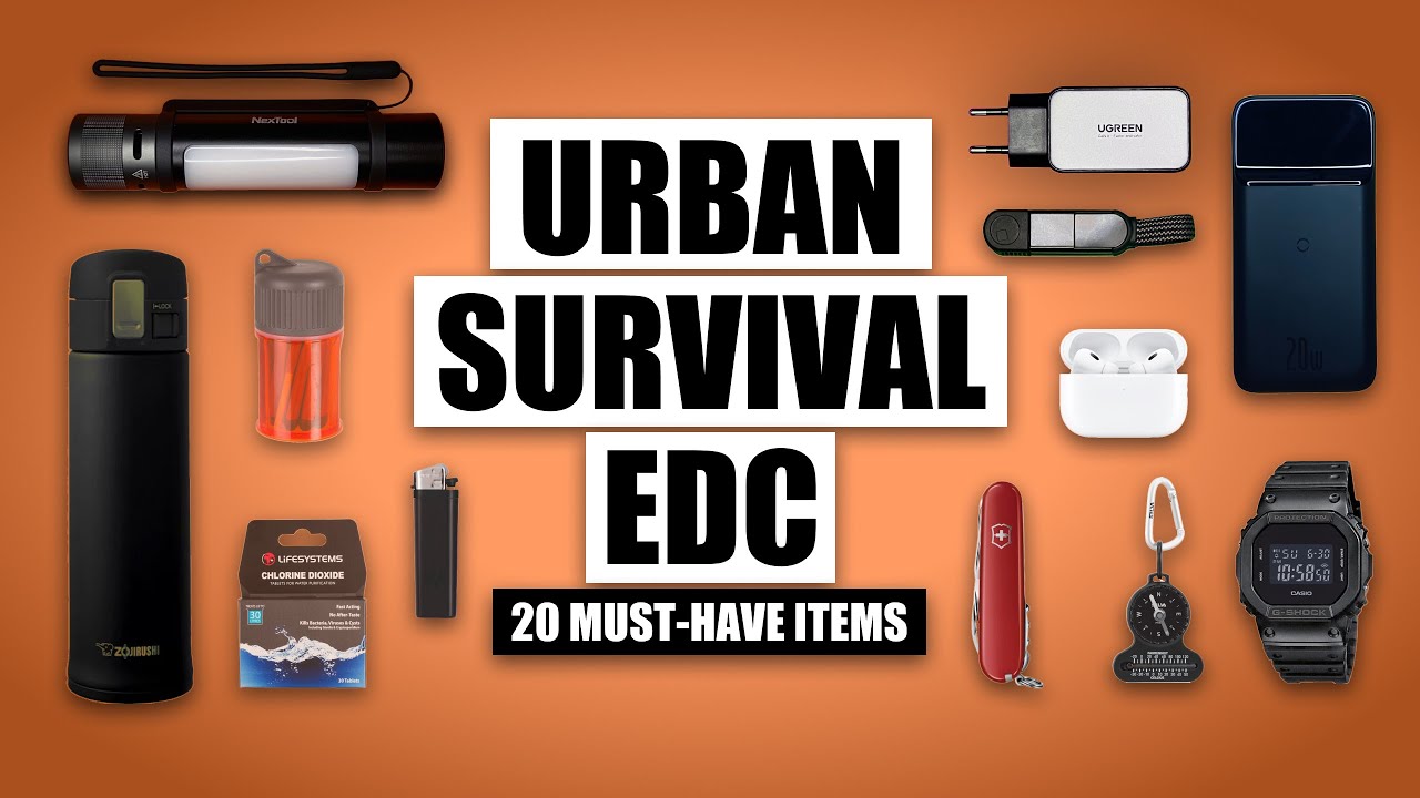 20 Essential Items You Need in Your Urban Survival EDC Kit | ASMR