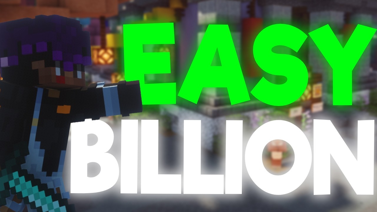 how YOU can make your first BILLION FAST in Hypixel Skyblock..