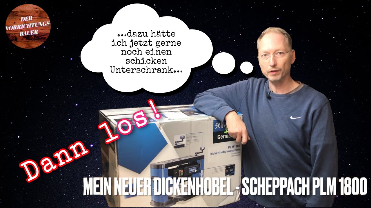 Unterschrank für Scheppach Hobel PLM 1800 Dickenhobel | Der Vorrichtungsbauer