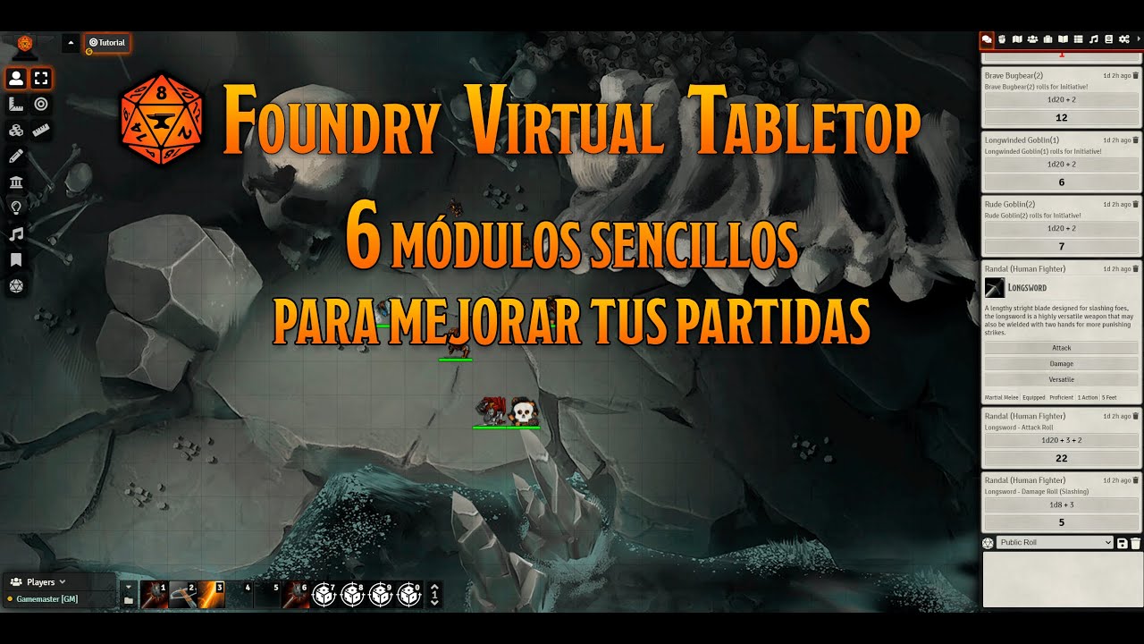 Foundry: 6 módulos sencillos para mejorar tus partidas (FoundryVTT Add-on Modules)