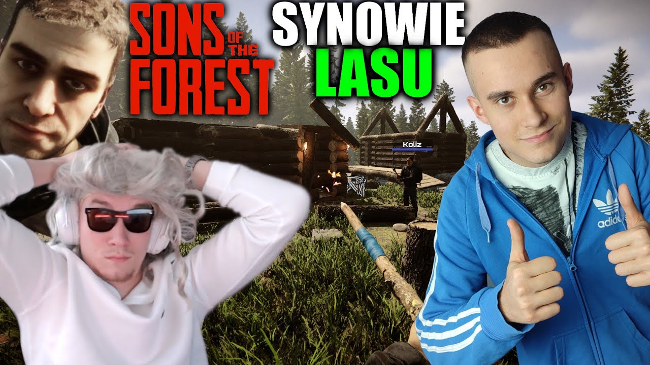 BUDUJEMY PIERWSZĄ BAZĘ! NAPADLI NAS (w/Janina,Koliz,Dziejuś) | Sons of the Forest #4
