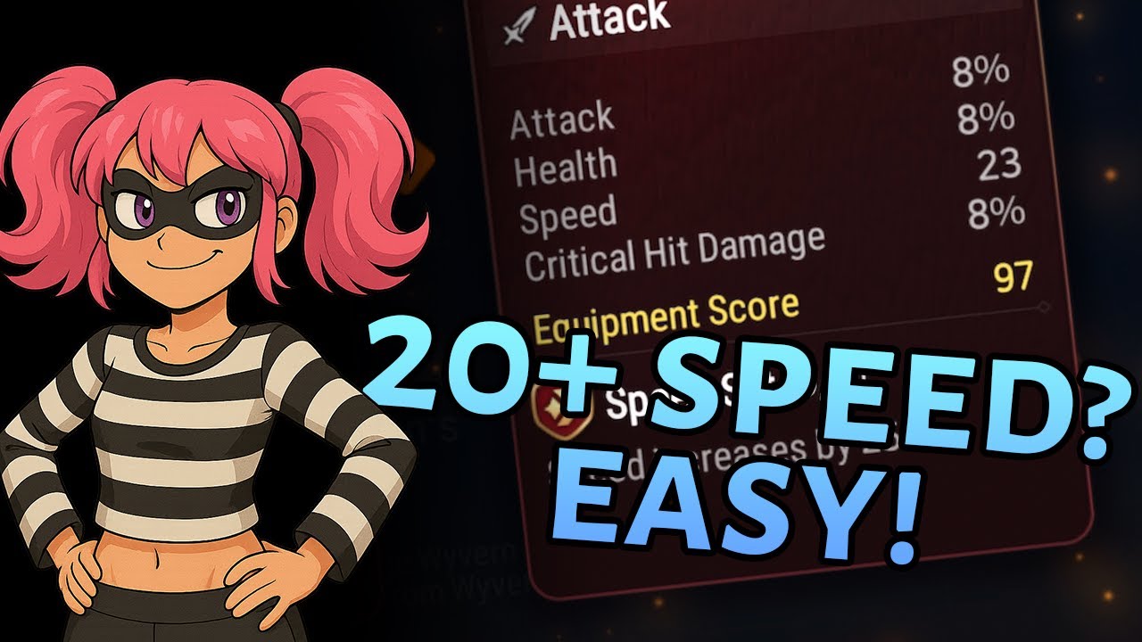 How hard is it to get 20+ speed gear? Epic Seven