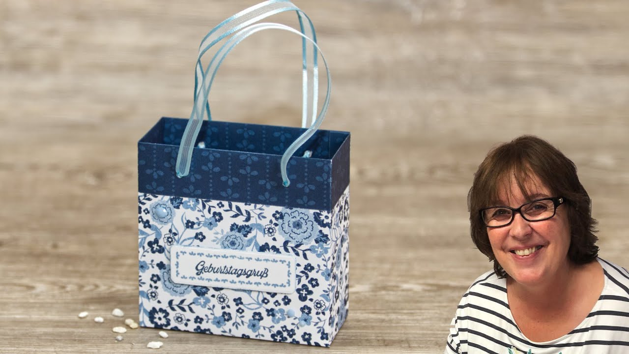 Wunderschöne Geschenktüte schnell gebastelt・Zum Geburtstag / Muttertag / Vatertag・Stampin’ Up!