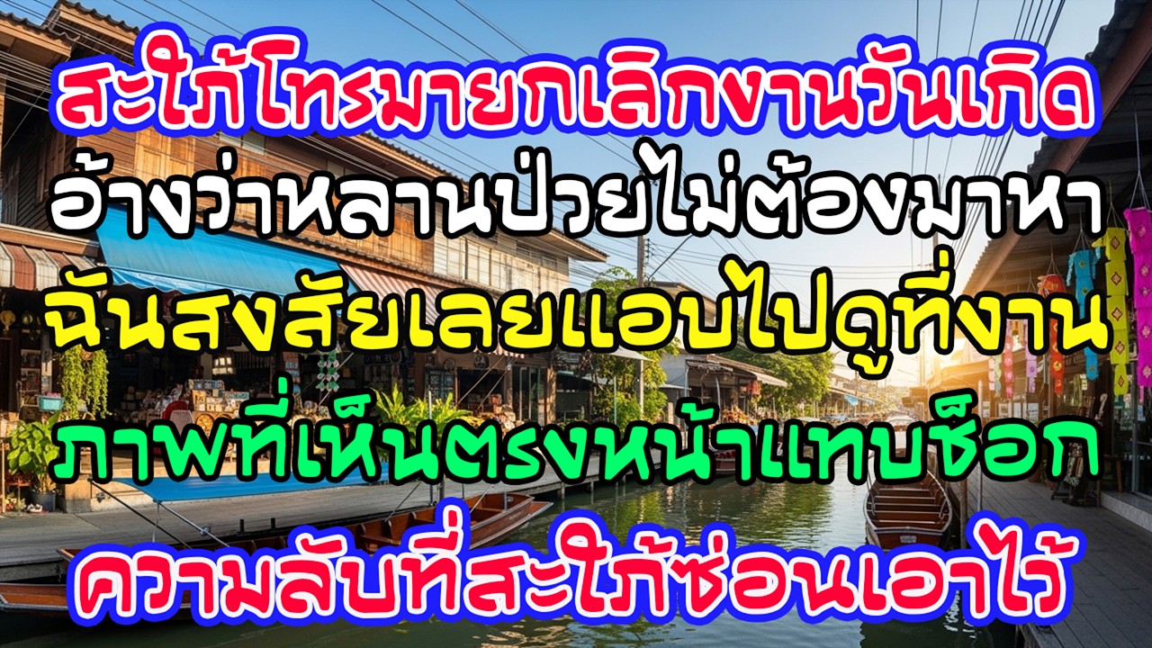 ลูกสะใภ้บอกยกเลิกงานวันเกิดหลาน ฉันแอบไปดูเอง—ภาพตรงหน้าทำฉันช็อก
